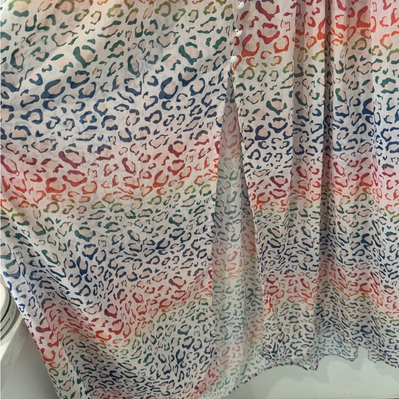 EUC rainbow leopard print maxi - Picture 3 of 6